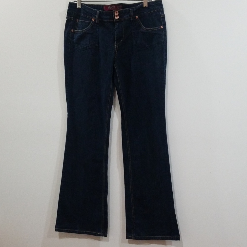 Max Rave women's boot cut blue denim jeans
